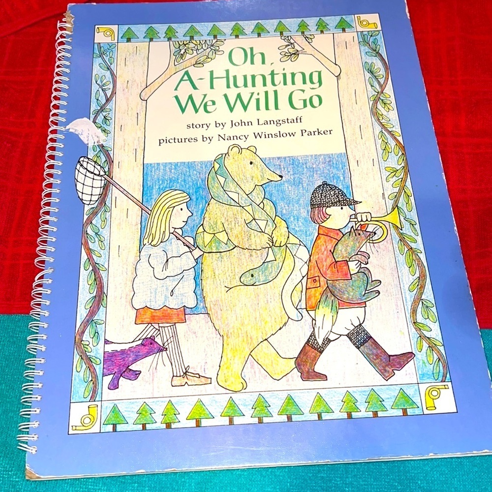 Oh a hunting we will go large book